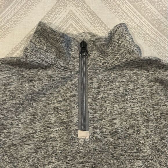 Crewcuts Boys Heather Grey 1/4 Zip Sweatshirt/Sweater - Picture 3 of 6